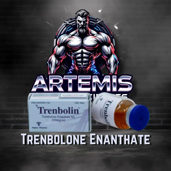 Trenbolin-pullo. (Trenbolone Enanthate) Suomessa Alpha-Pharma Healthcaren toimesta